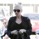 Gwen Stefani Hides Baby Bump While Getting Acupuncture
