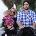 Hilary Duff And Mike Comrie Take Little Luca To The Farmers Market