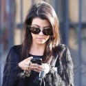 Kourtney Kardashian Leaves A Meeting In Calabasas