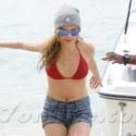 Cara Delevingne Enjoys A Swim In Barbados