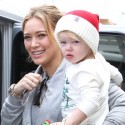 Hilary Duff Shops With Son Luca
