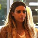 Kim Kardashian Dons Her Huge Coat To Do Some Shopping