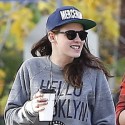 Kristen Stewart Gets Coffee With Her Friends