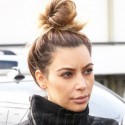Kim Kardashian Gets Her Hair Done