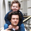 Orlando Bloom Gives Son Flynn A Piggyback Ride