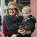 Hilary Duff Holds On To Her Adorable Little Boy