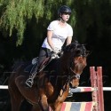 Kaley Cuoco Rides Her Horses