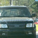 Kristen Stewart Cruises Around Town In An Isuzu Trooper