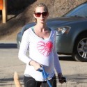 Pregnant Emily Blunt Hikes Runyon Canyon With Her Dog