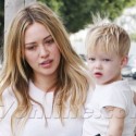 Hilary Duff Brings Son Luca Along On A Coffee Run