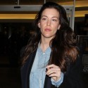 Liv Tyler Lands At LAX