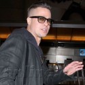 Brad Pitt Jets Out Of LAX