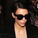 Kim Kardashian Arrives At LAX WIth Baby Nori
