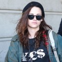 Kristen Stewart Arrives In Paris