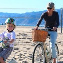 Naomi Watts And Liev Schreiber Bike By The Beach