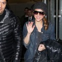 Shakira Is In A Great Mood At LAX