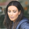 Kim Kardashian Cruises Around In Her Mercedes