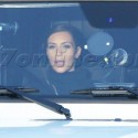 Kim And Khloe Kardashian Drive Around Los Angeles