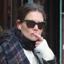 Katie Holmes Catches A Cab In N.Y.C.