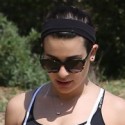 Lea Michele Goes Hiking With Her Mom