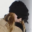 Scarlett Johansson Leaves LA All Covered Up