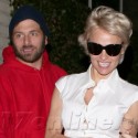 Pamela Anderson And Rick Salomon Do Dinner At Dominick's