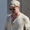 Brad Pitt Arrives In France To Plan Summer Wedding