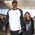 Kobe Bryant And Wifey Leave L.A.