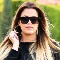 Khloe Kardashian Shows Off Curves In Sheer Top