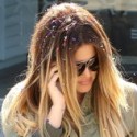 Khloe And Kourtney Kardashian Get Confetti'd
