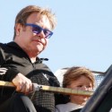 Elton John And Son Ride The Ferris Wheel