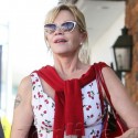 Melanie Griffith Rocks A Cherry-Print Dress