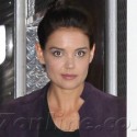 Katie Holmes Takes A Break From Shooting Her New TV Show