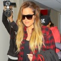 Khloe Kardashian And French Montana At LAX