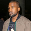 Kanye West Lands At LAX