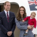 Kate Middleton, Prince William And Prince George Get Royal Send Off As They Depart Australia