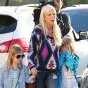 Tori Spelling And Her Kids Hit The Nail Salon