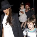 The Beckham Clan Touches Down In L.A.