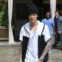 Justin Bieber Goes Panda Chic In Black-And-White Ensemble