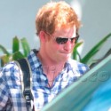 Prince Harry Emerges After Pal's Bachelor Party In Miami