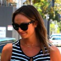Stacy Keibler Takes Her Baby Bump Shopping