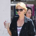 Charlize Theron Gets Her Coffee FIx