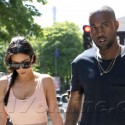 Kim And Kanye Shop And Lunch In Paris