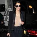 Kim Kardashian And Kanye West Arrive At Their NYC Apartment