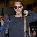 Chris Martin At LAX