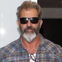 Mel Gibson Is In A Good Mood At LAX
