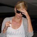 Charlize Theron At LAX