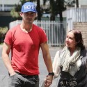 Shia LaBeouf Holds Hands With HIs Mom