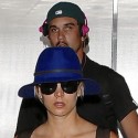 Kaley Cuoco And Ryan Sweeting Land At LAX
