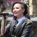 Demi Lovato Rocks Out At L.A. Pride